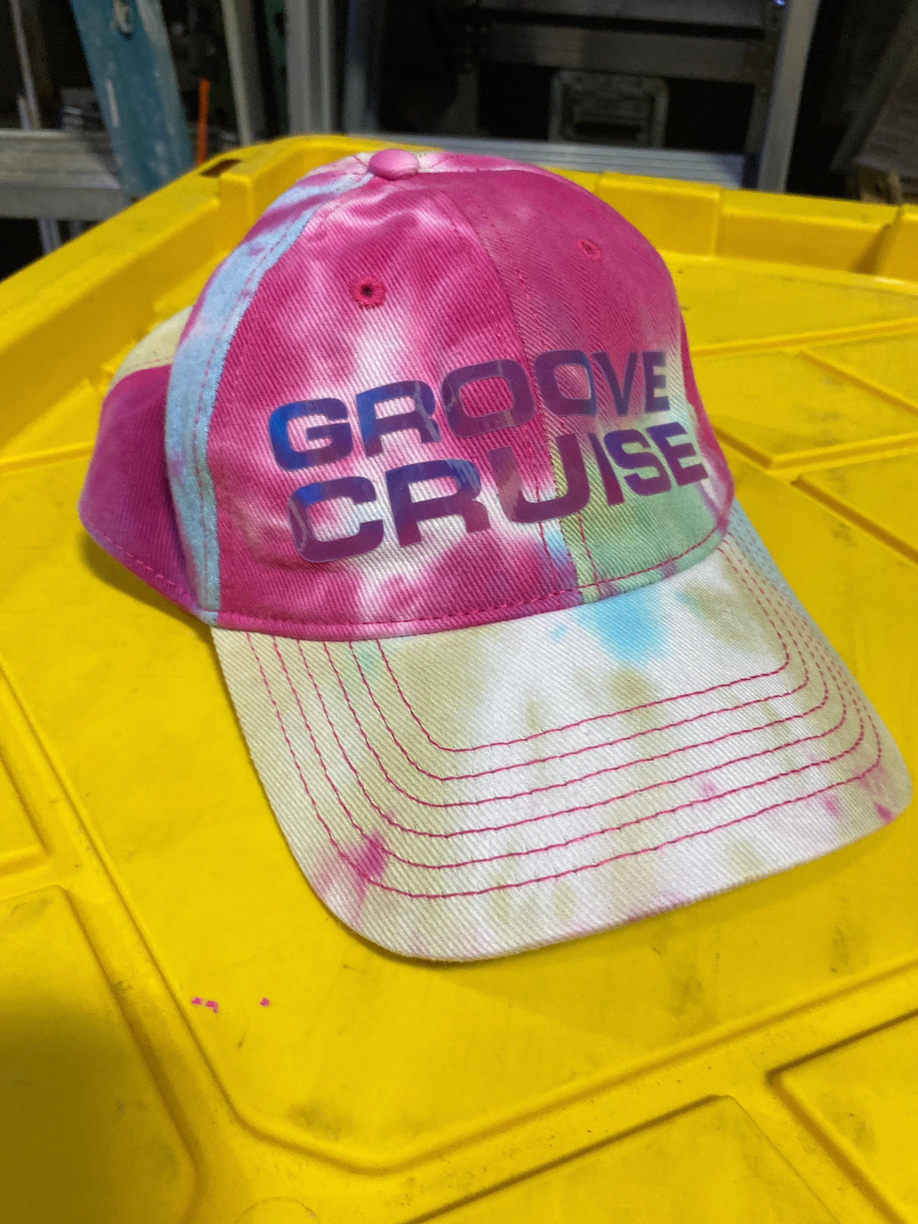 Cotton Candy Disco Shine Dad Hat
