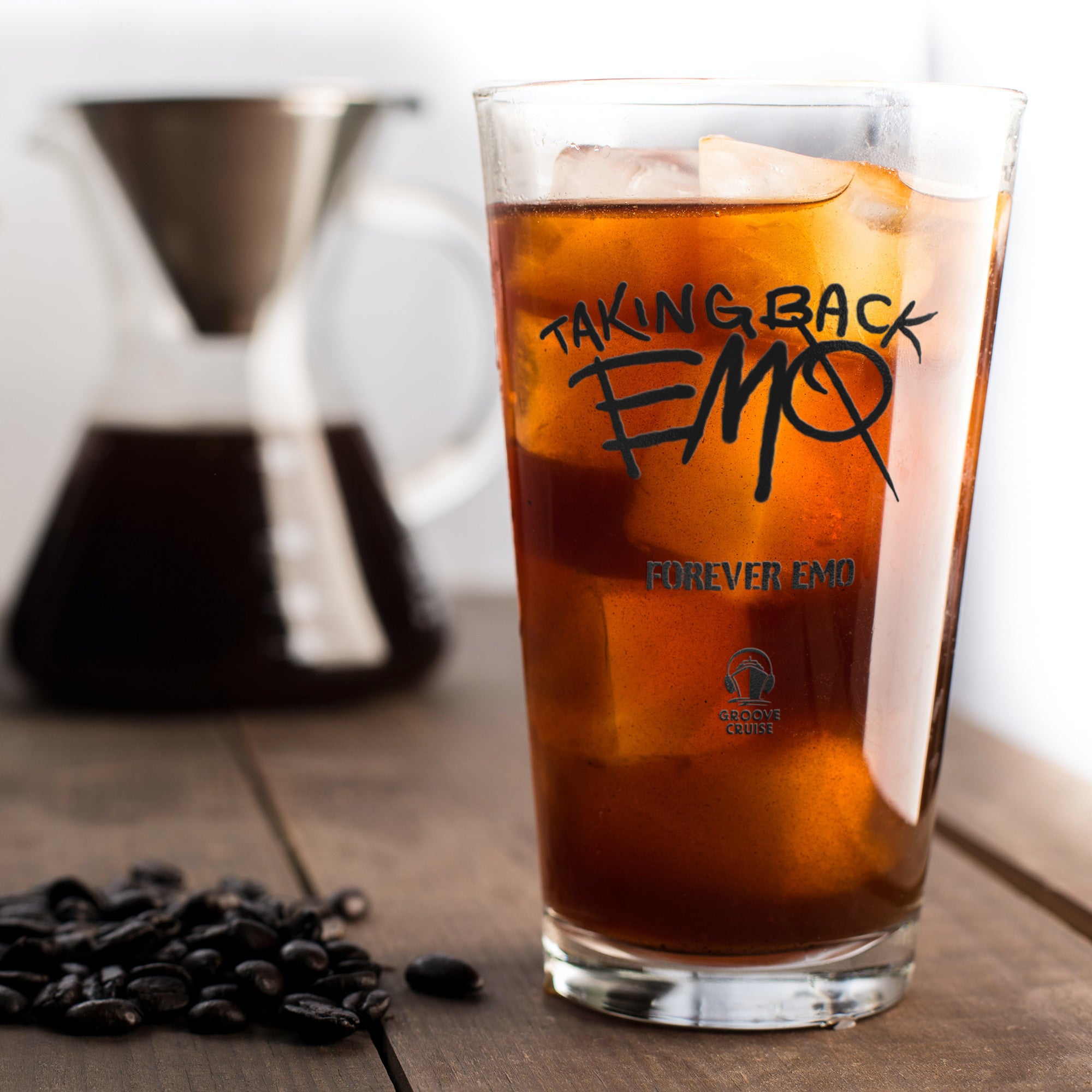 Forever Emo Pint Glass