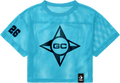 Compass Cropped Mesh Jersey