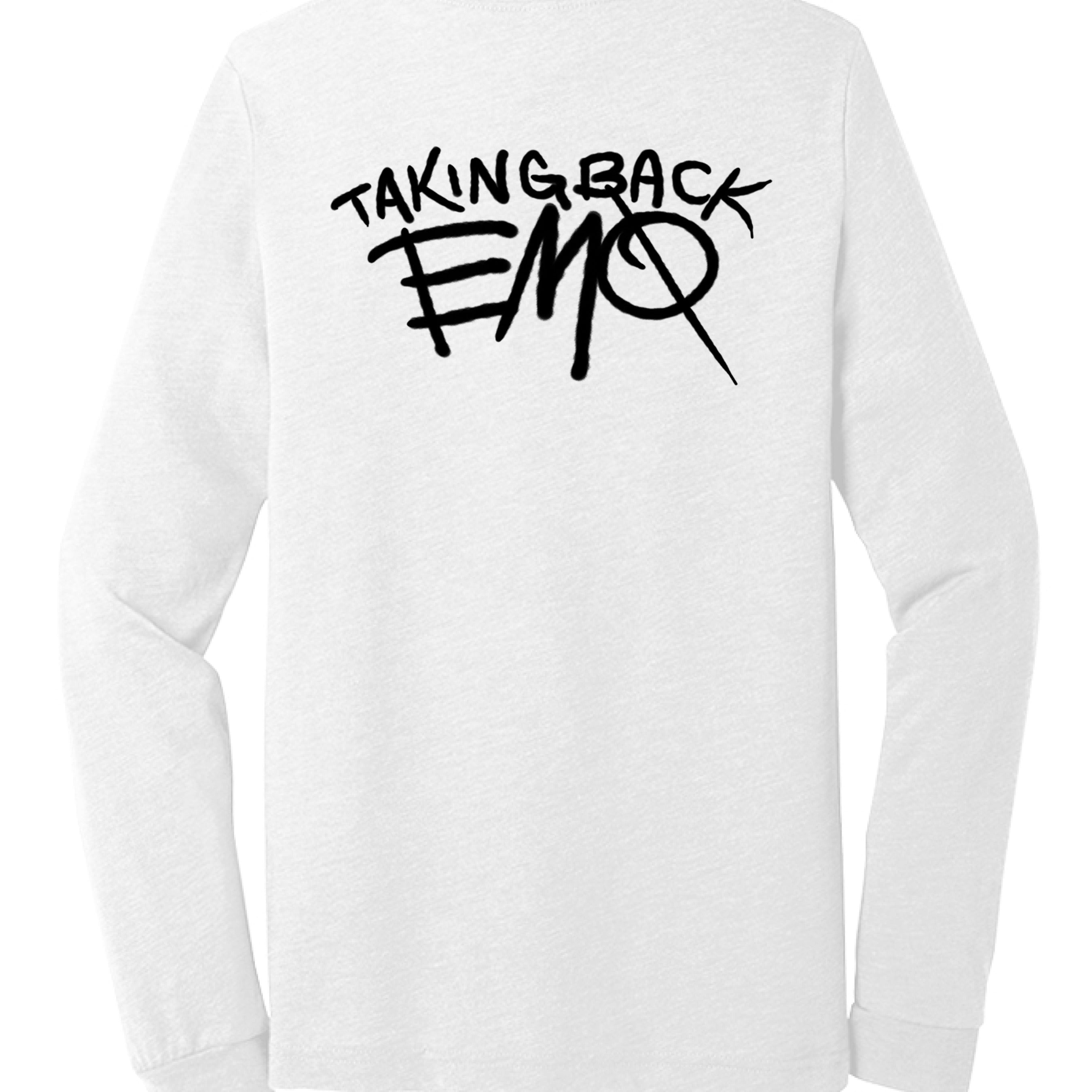 Solid White Triblend - BACK
