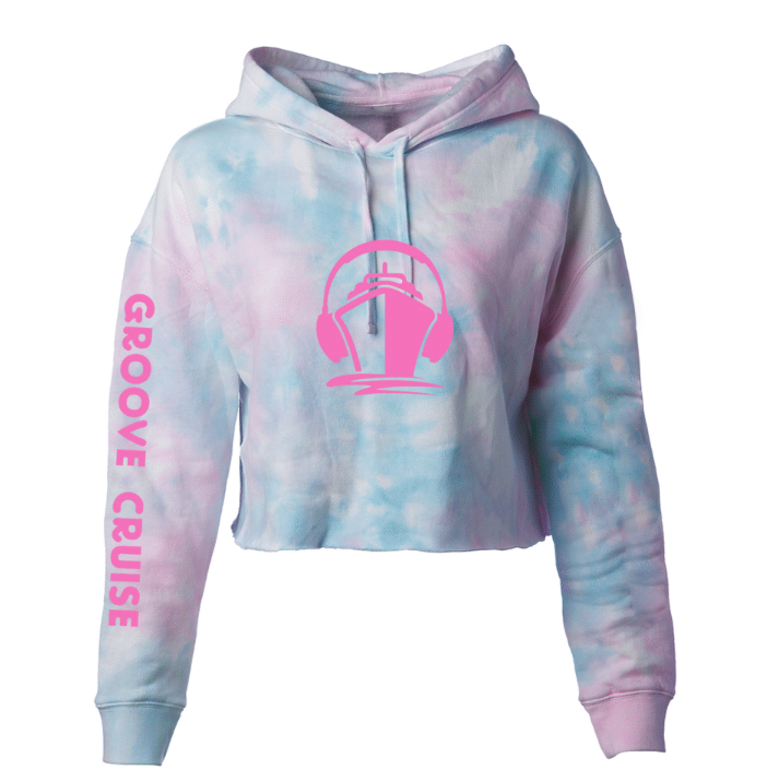 Tye Dye Crop Hoodie